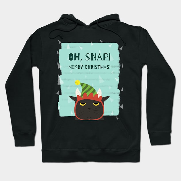 Oh, Snap! Merry Christmas Hoodie by Awe Cosmos Store